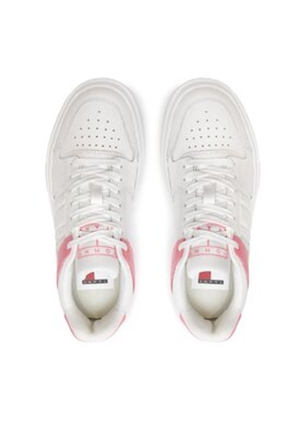 Tommy Jeans Sneakersy The Brooklyn Leather EN0EN02475 Różowy. Kolor: różowy. Materiał: skóra