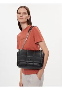 Calvin Klein Torebka Square Quilt Conv Shoulder Bag K60K612332 Czarny. Kolor: czarny. Materiał: skórzane #5