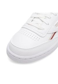 Reebok Sneakersy Club C 85 Vegan GW0932 Biały. Kolor: biały. Materiał: skóra. Model: Reebok Club