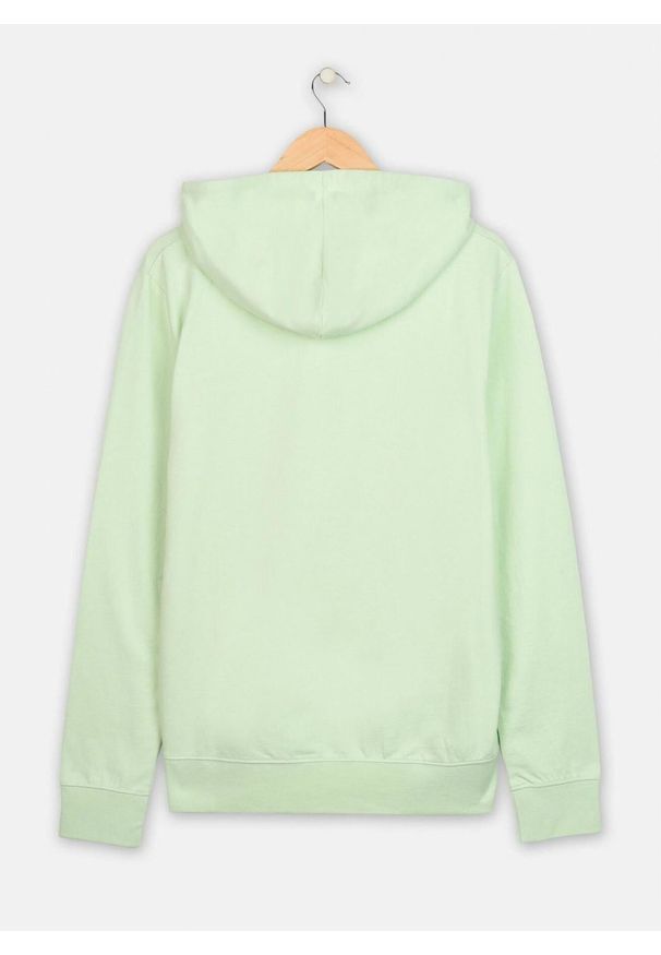 Wrangler - WRANGLER LOGO HOODIE MĘSKA BLUZA GREEN SPRAY W6C4HLXHR 112130707