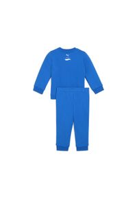 Puma - Zestaw dresowy dla małych dzieci Minicats PUMA × HOT WHEELS™ PUMA. Okazja: na uczelnię. Kolor: niebieski. Materiał: dresówka. Wzór: nadruk