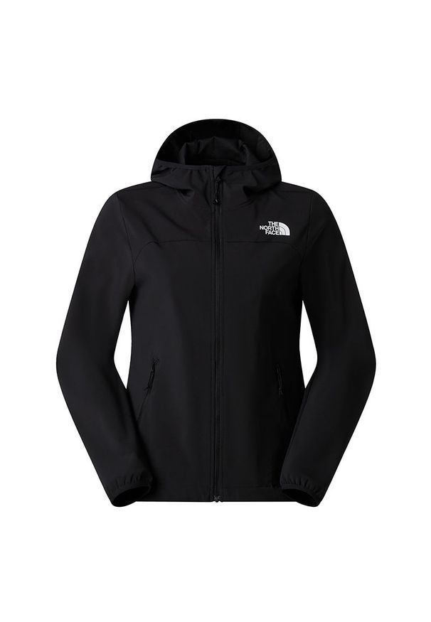 Kurtka damska The North Face Nimble 2.0 0A8G15JK31 - czarna. Typ kołnierza: kaptur. Kolor: czarny. Materiał: elastan, materiał, poliester