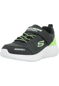skechers - Buty SKECHERS BOUNDER-DRIPPER DROP Czarny. Kolor: czarny. Materiał: syntetyk, tkanina. Styl: sportowy. Model: Skechers Sport. Sport: turystyka piesza