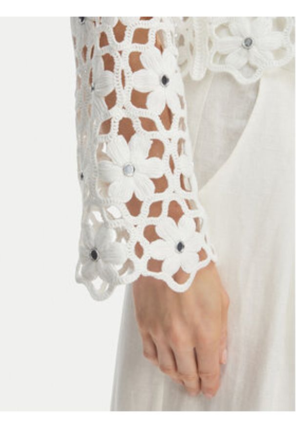 MICHAEL Michael Kors Bluzka MS651ZMKNE Biały Regular Fit. Kolor: biały. Materiał: syntetyk