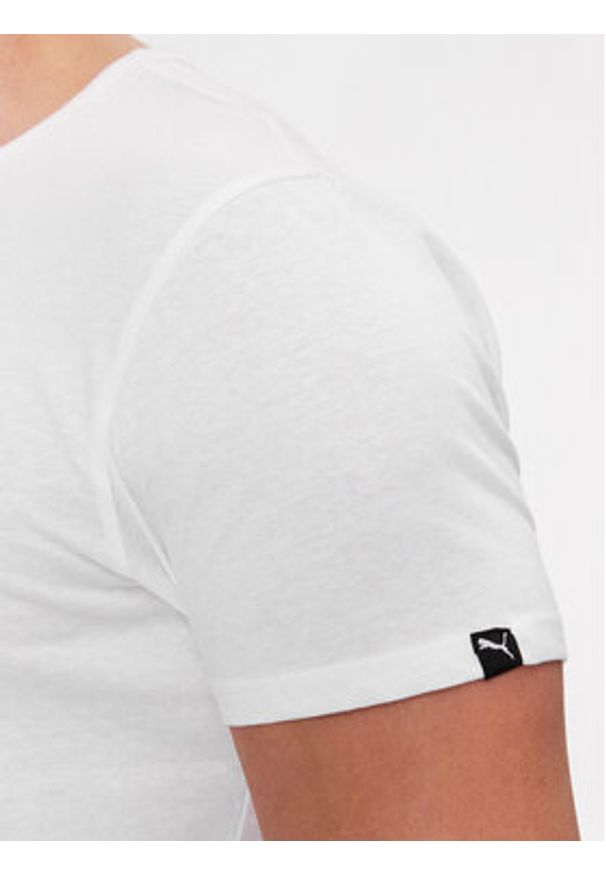Puma Komplet 2 t-shirtów Basic 935016 Biały Regular Fit. Kolor: biały. Materiał: bawełna