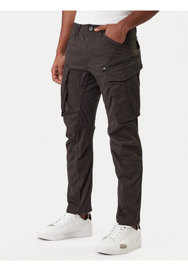 G-Star RAW - G-Star Raw Spodnie materiałowe Rovic D02190-5126 1260 Zielony Regular Fit. Kolor: zielony. Materiał: syntetyk