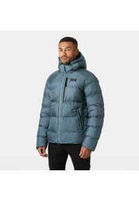 Kurtka z kapturem Helly Hansen Active Winter. Typ kołnierza: kaptur. Kolor: niebieski. Materiał: puch. Sport: turystyka piesza #1