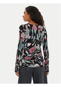 Desigual Sweter Manchester 24WWJF41 Czarny Regular Fit. Kolor: czarny. Materiał: wiskoza #2
