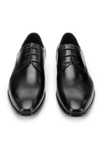 Wittchen - Męskie buty derby skórzane klasyczne. Okazja: na ślub cywilny, na wesele. Kolor: czarny. Materiał: skóra. Wzór: gładki. Sezon: lato. Styl: klasyczny #4