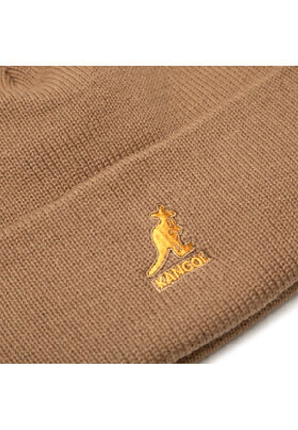 Kangol Czapka Acrylic Pull-On 2978BC Brązowy. Kolor: brązowy. Materiał: materiał