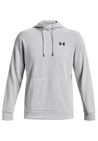 Under Armour Bluza UA Armour Fleece Hoodie 1373353 Szary Regular Fit. Kolor: szary. Materiał: syntetyk