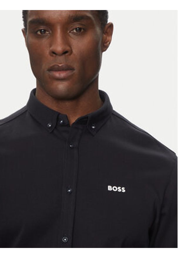 BOSS Koszula B_MOTION_L 50533163 Granatowy Regular Fit. Kolor: niebieski. Materiał: bawełna