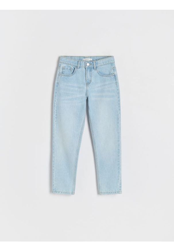 Reserved - Classic denim boyfriend - niebieski. Kolor: niebieski