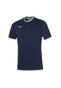 Koszulka Mizuno. Kolor: niebieski, wielokolorowy, biały. Sport: fitness #1