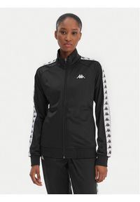 Kappa Bluza Banda Wanniston 301PSC0 Czarny Slim Fit. Kolor: czarny. Materiał: syntetyk #1