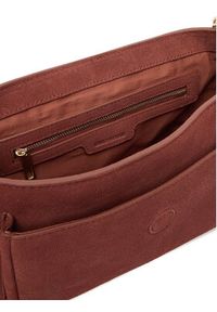 Gino Rossi - GINO ROSSI Torebka EO-LA224-19145 Bordowy. Kolor: czerwony. Materiał: zamszowe, skórzane #5