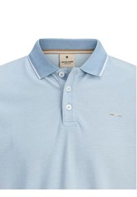Jack & Jones Polo Blualves 12274681 Błękitny Regular Fit. Typ kołnierza: polo. Kolor: niebieski. Materiał: bawełna #5