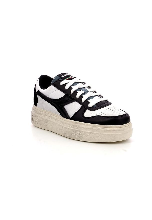 Diadora - Sneakersy damskie DIADORA MAGIC BOLD DUNES WN. Kolor: czarny, biały, wielokolorowy. Sport: turystyka piesza