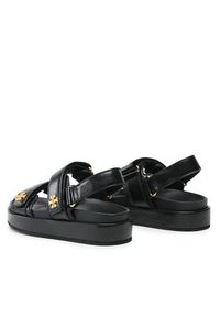 Tory Burch Sandały Kira Sport Sandal 144328 Czarny. Kolor: czarny. Materiał: skóra. Styl: sportowy #6