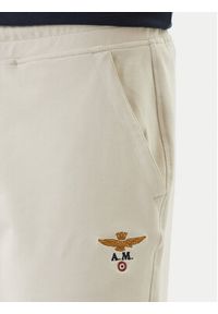 Aeronautica Militare Szorty sportowe 261BF0032UF00674 Beżowy Regular Fit. Kolor: beżowy. Materiał: bawełna. Styl: sportowy #5