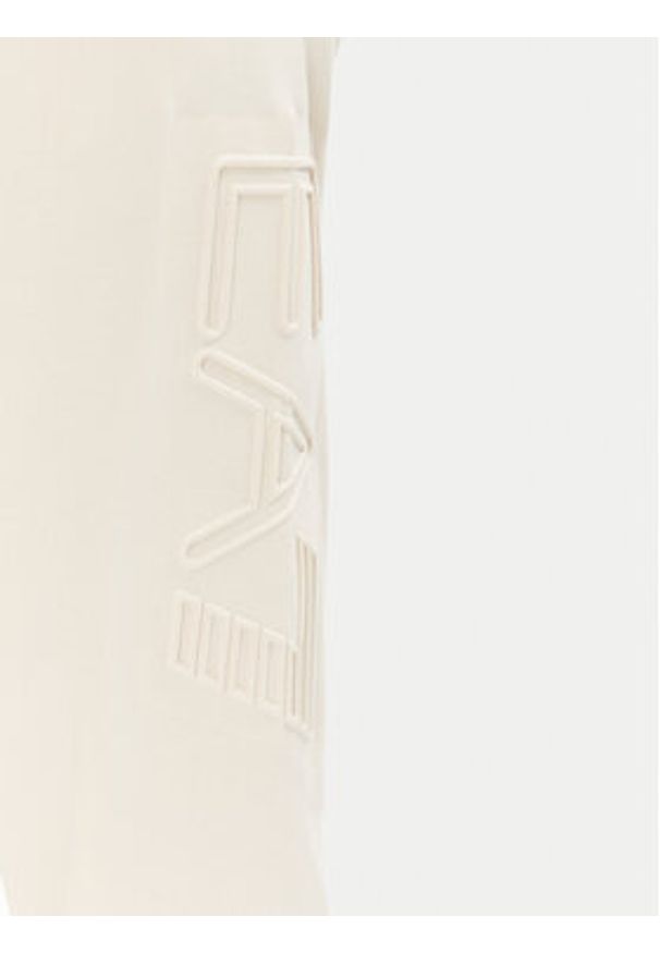 EA7 Emporio Armani Spodnie dresowe 7M000154 AF10432 U1079 Écru Regular Fit. Materiał: bawełna