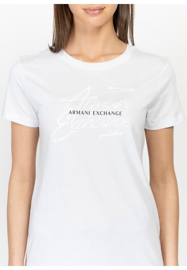 Koszulka damska Armani Exchange T-Shirt (3KYTKR YJ16Z 1000). Kolor: biały