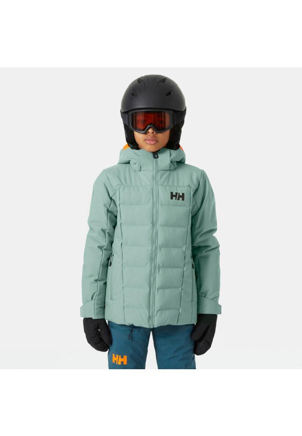 Dziecięca kurtka narciarska Helly Hansen Venture. Kolor: zielony. Sezon: zima. Sport: narciarstwo