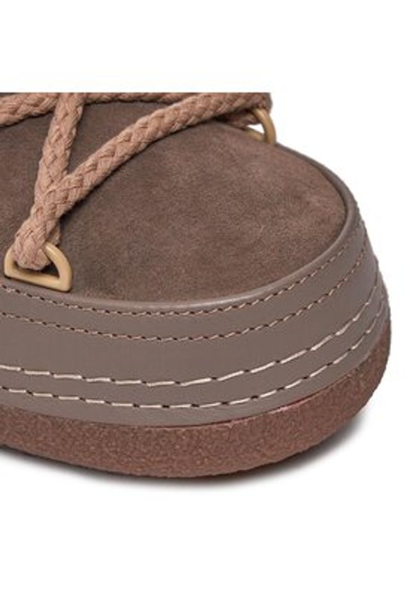 Inuikii Śniegowce Classic 75101-007 Brązowy. Kolor: brązowy. Materiał: zamsz, skóra