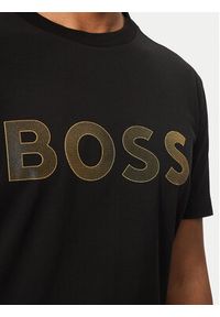 BOSS T-Shirt TL Logo 50535170 Czarny Regular Fit. Kolor: czarny. Materiał: bawełna #4