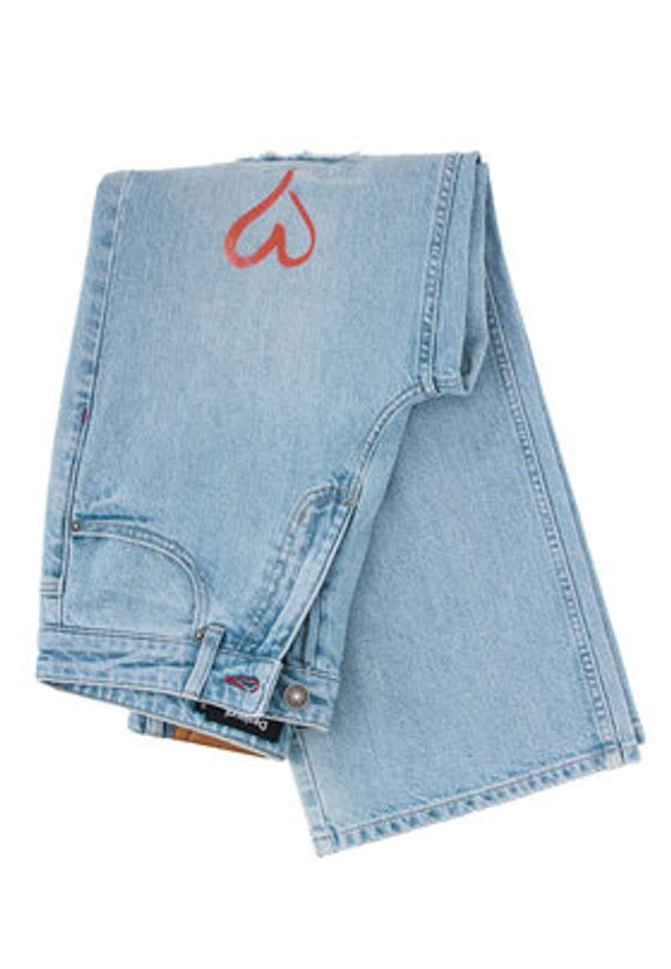 Desigual Jeansy Herry 26SWDD16 Niebieski Straight Fit. Kolor: niebieski