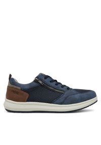 Rieker Sneakersy 16901-14 Granatowy. Kolor: niebieski. Materiał: materiał, syntetyk