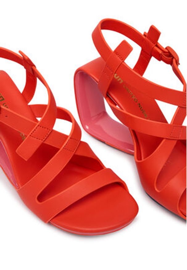 United Nude Sandały Mobius Straps Hi 1099796416 Czerwony. Kolor: czerwony. Materiał: skóra