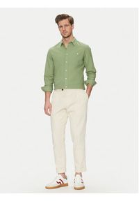 Blend Koszula 20718400 Zielony Regular Fit. Kolor: zielony. Materiał: bawełna