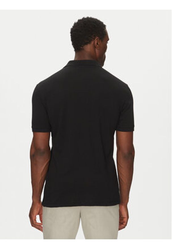 Liu Jo Polo QA5157 J0299 Czarny Regular Fit. Typ kołnierza: polo. Kolor: czarny. Materiał: bawełna