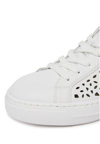 Rieker Sneakersy L8831-80 Biały. Kolor: biały. Materiał: skóra #5