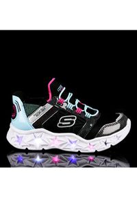 skechers - Skechers Sneakersy Bright Cosmic 303701L/BKMT Czarny. Kolor: czarny. Materiał: materiał