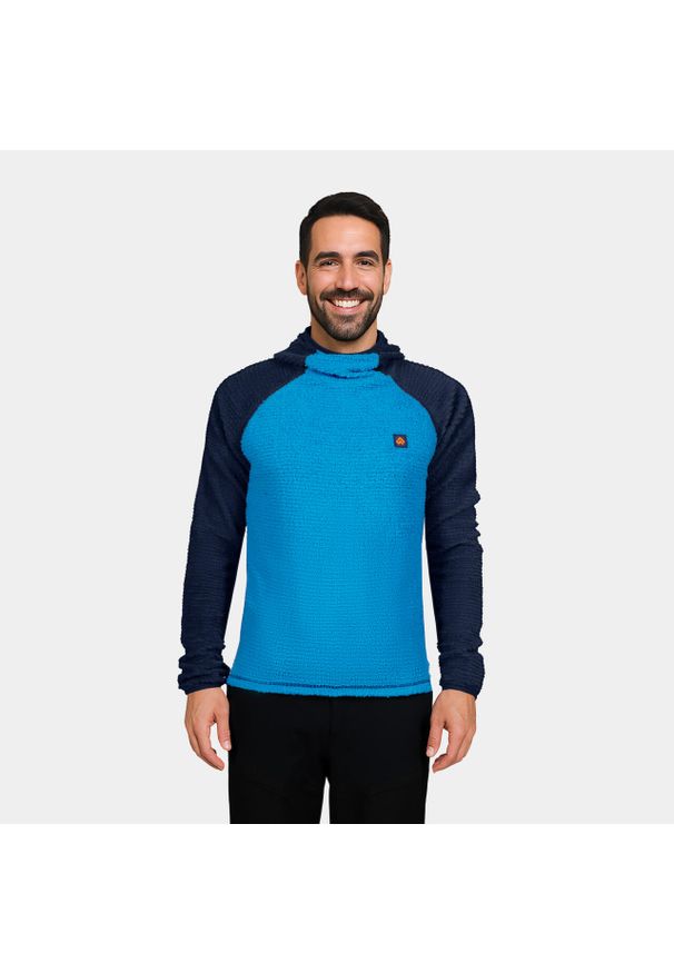 Bluza Primaloft męska Alpinus Eio. Kolor: niebieski. Materiał: polar. Technologia: Primaloft. Sport: turystyka piesza
