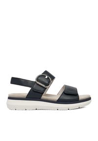 Remonte Sandały CEO-D2K50-14 Granatowy. Kolor: niebieski. Materiał: skóra #1