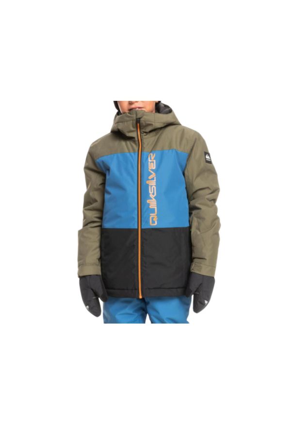 Kurtka snowboardowa dziecięca Quiksilver Side Hit. Kolor: niebieski. Sport: snowboard