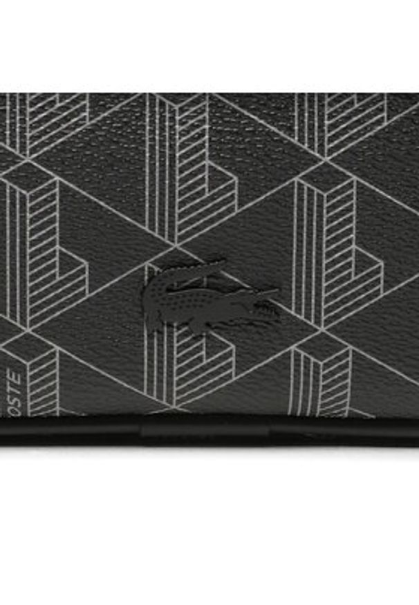 Lacoste Saszetka S Reporter Bag NH3650LX Czarny. Kolor: czarny. Materiał: skóra