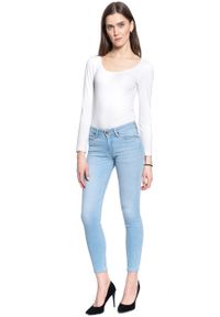 Lee - DAMSKIE SPODNIE JEANSOWE LEE Scarlett BLEACHED AZUR L526PQXL 112111813