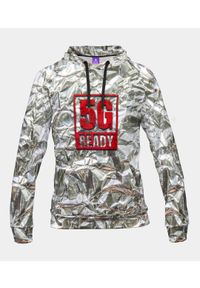 MegaKoszulki - Bluza damska fullprint z kapturem 5G Ready. Typ kołnierza: kaptur. Materiał: dzianina, dresówka #1