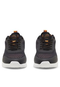 Kappa Sneakersy Logo Rockeyw 371J6UW - A3M Czarny. Kolor: czarny. Materiał: materiał