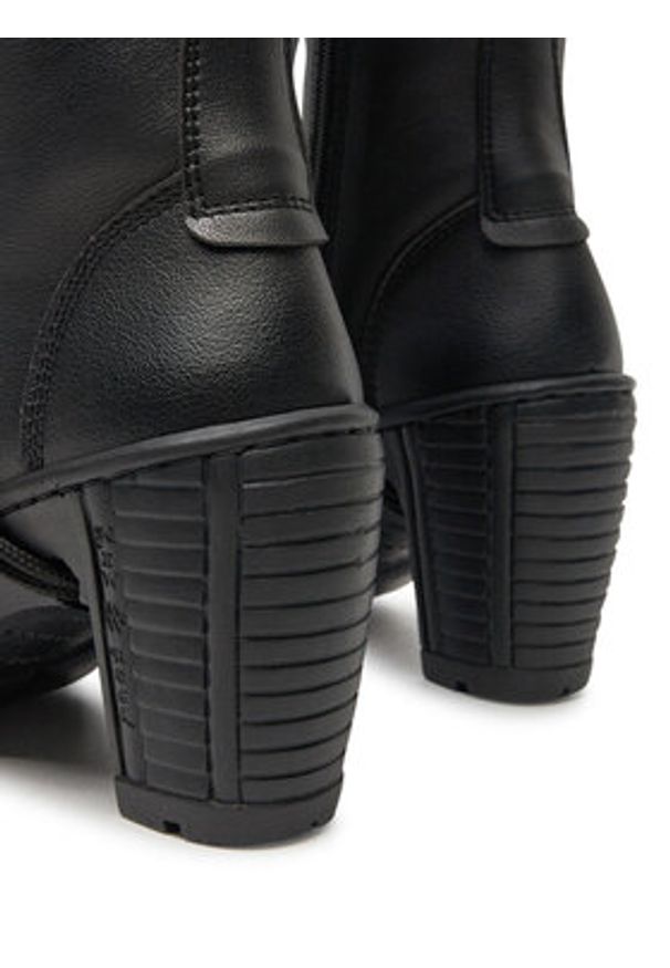 NEW ROCK Kozaki M-TRCASCO009-V1 Czarny. Kolor: czarny. Materiał: skóra, skóra ekologiczna. Styl: rockowy