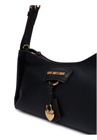 Love Moschino - LOVE MOSCHINO Torebka Charmy JC4159PP1PL1300A Czarny. Kolor: czarny. Materiał: skórzane #3