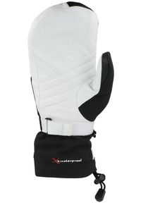 Rękawiczki narciarskie i snowboardowe damskie KINETIXX Alina Mitt white/black. Kolor: biały, wielokolorowy, czarny. Sport: snowboard, narciarstwo