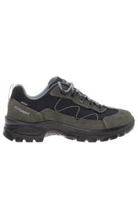 Buty Grisport 14530S28G - szaro-czarne. Wysokość cholewki: przed kostkę. Kolor: wielokolorowy, czarny, szary. Materiał: zamsz, materiał, skóra, tkanina. Szerokość cholewki: normalna. Sport: turystyka piesza