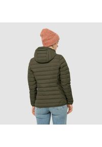 Kurtka turystyczna damska Jack Wolfskin Glowing Mountain Jacket. Kolor: brązowy, zielony, wielokolorowy. Materiał: elastan, poliamid. Sport: turystyka piesza