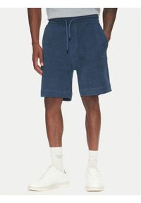 BOSS Szorty sportowe 50539868 Niebieski Regular Fit. Kolor: niebieski. Materiał: bawełna. Styl: sportowy #1
