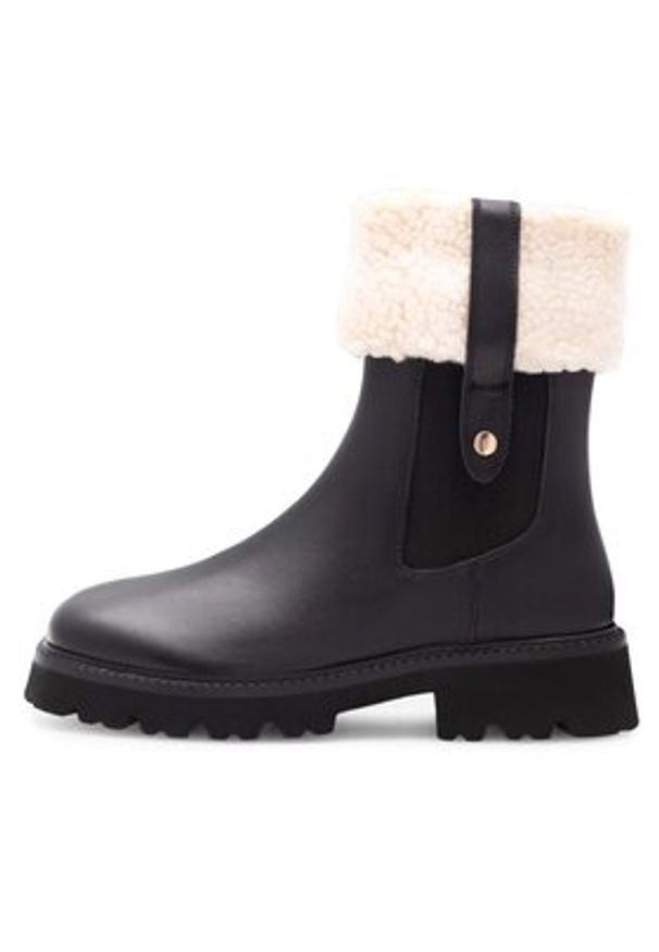 Badura Botki NORA-01W4-003 Czarny. Kolor: czarny. Materiał: skóra